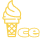 The company logo is depicted in the form of ice cream